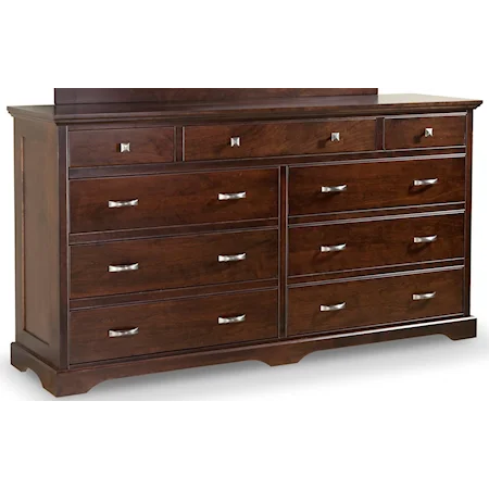 9-Drawer Double Dresser